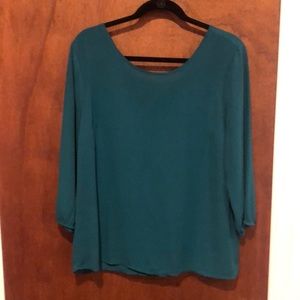 Green blouse